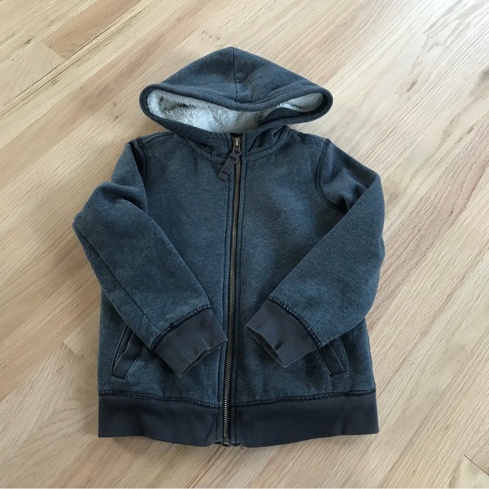 Primary Teddy Fleece Zip-Up Hoodie, Sz 4-5
